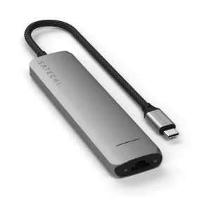 Satechi Slim ST-P7SM 7in1 USB-C HUB adapter asztroszürke