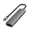 Satechi Slim ST-P7SM 7in1 USB-C HUB adapter asztroszürke