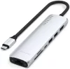 Satechi Slim ST-P7SS 7in1 USB-C HUB adapter ezüst