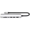 Satechi Slim ST-P7SS 7in1 USB-C HUB adapter ezüst