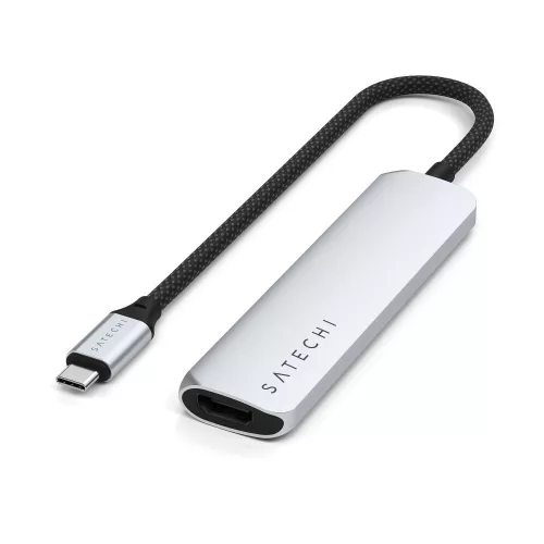 SATECHI adapter HUB 4in1 C típusú ST-P4SS ezüst