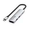 SATECHI adapter HUB 4in1 C típusú ST-P4SS ezüst