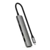 SATECHI adapter HUB 6in1 C típusú ST-P6SM asztroszürke