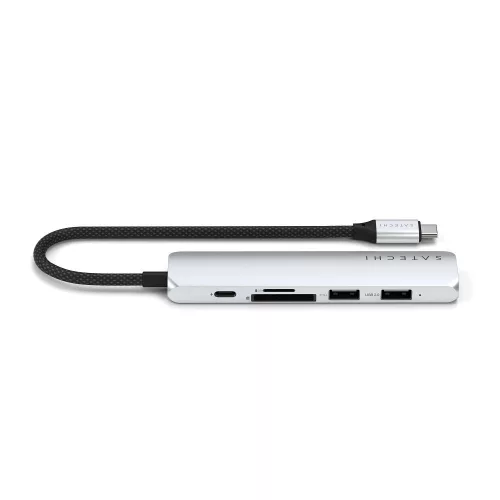 SATECHI adapter HUB 6in1 C típusú ST-P6SS ezüst