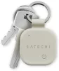 Apple Find My Satechi kulcstartó formájú, vegán bőr ST-LKCFW homokszínű, kompatibilis a lokátorral