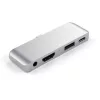 Satechi Mobile Pro Hub 4in1 USB-C adapter HUB ST-TCMPHS ezüst