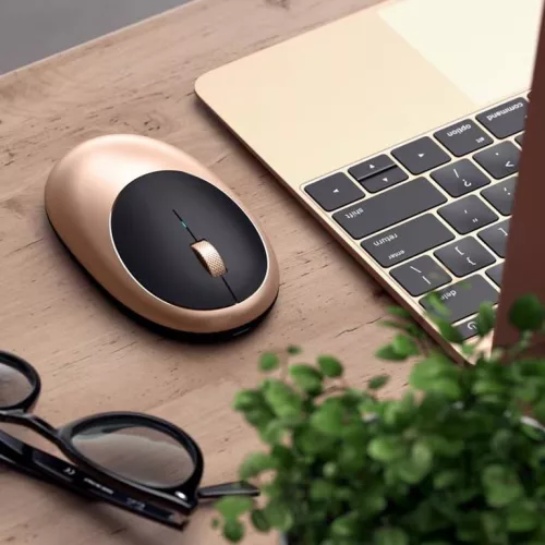 Satechi vezeték nélküli egér 1200 dpi bluetooth M1 arany