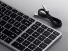 Vezeték nélküli billentyűzet QWERTY Satechi Slim X2 ST-BTSX2M asztroszürke