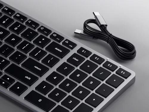 Vezeték nélküli billentyűzet QWERTY Satechi Slim X2 ST-BTSX2M asztroszürke