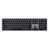 Vezeték nélküli billentyűzet QWERTY Satechi Slim X3 ST-BTSX3M asztroszürke