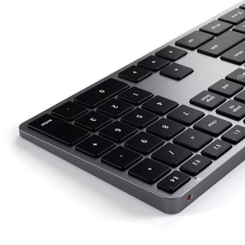 Vezeték nélküli billentyűzet QWERTY Satechi Slim X3 ST-BTSX3M asztroszürke