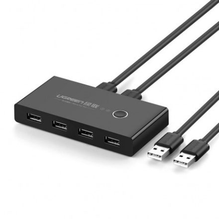 Ugreen 4x USB 2.0 switchbox(480mb/s), fekete