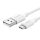 USB-Mikro USB kábel UGREEN QC 3.0 2.4A 0.25m (fehér)