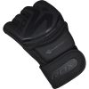 grappling kesztyű f15 matt fekete-xl