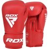 bőr boxkesztyű, iba minősítésű - 1 piros - 10oz