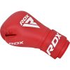bőr boxkesztyű, iba minősítésű - 1 piros - 10oz