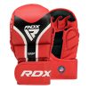 grappling kesztyű shooter aura plus t-17 piros/fekete-s