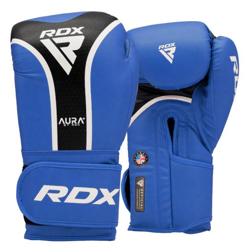 boxkesztyű aura plus t-17 kék/fekete-473 ml