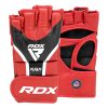 grappling kesztyű aura plus t-17 piros/fekete-xl