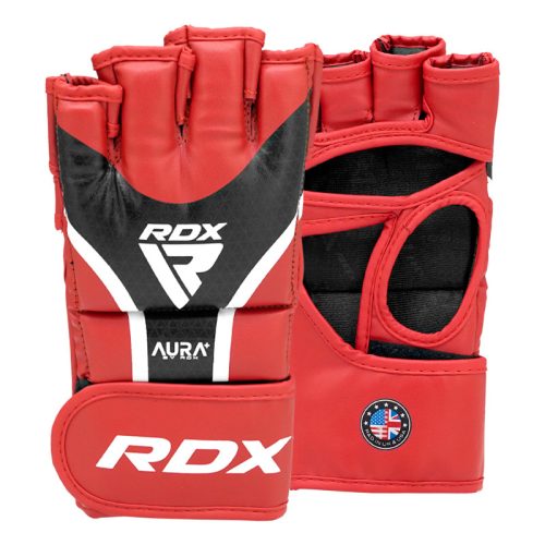 grappling kesztyű aura plus t-17 piros/fekete-xl