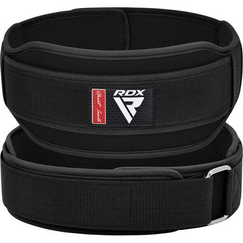 súlyemelő dupla öv rx5 fekete-xl