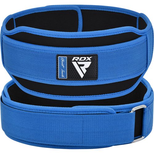 súlyemelő dupla öv rx5 kék-s