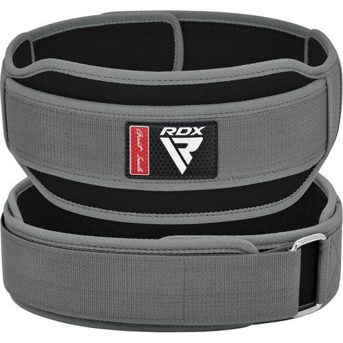 súlyemelő dupla öv rx5 szürke-s