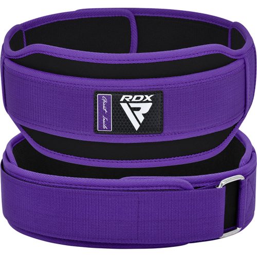 súlyemelő dupla öv rx5 lila-s