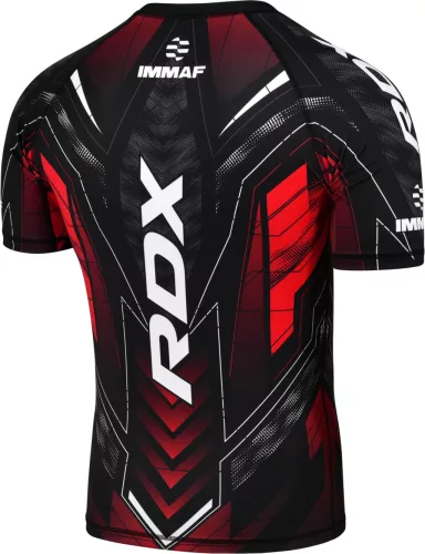 kompressziós félujjú póló immaf-1-red-s