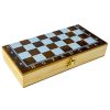 3 az 1-ben játék: sakk, backgammon, dáma! Fadoboz, 39,5x19,5 cm