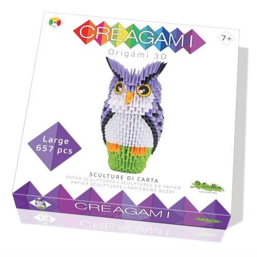 Origami 3D Creagami - Bagoly, 657 db