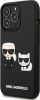 Karl Lagerfeld KLHCP13L3DRKCK Apple iPhone 13 Pro fekete hardcase Karl&Choupette Ikonik 3D telefontok