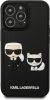 Karl Lagerfeld KLHCP13L3DRKCK Apple iPhone 13 Pro fekete hardcase Karl&Choupette Ikonik 3D telefontok