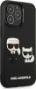 Karl Lagerfeld KLHCP13L3DRKCK Apple iPhone 13 Pro fekete hardcase Karl&Choupette Ikonik 3D telefontok