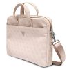 Guess GUCB15P4TP 16 inch pink Saffiano 4G Hot Stamp Triangle Logo laptoptáska