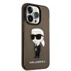 Karl Lagerfeld KLHCP14LHNIKTCK Apple iPhone 14 Pro fekete hardcase Ikonik Karl Lagerfeld telefontok