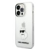 Karl Lagerfeld KLHCP14XHNCHTCT Apple iPhone 14 Pro Max transparent hardcase IML NFT Choupette telefontok