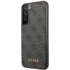 Guess GUHCS23MG4GFGR Samsung Galaxy S23+ Plus grey hardcase 4G Metal Gold Logo telefontok