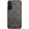 Guess GUHCS23MG4GFGR Samsung Galaxy S23+ Plus grey hardcase 4G Metal Gold Logo telefontok