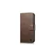 ICarer Oil Wax Wallet Anti-RFID 2in1 Apple iPhone 14 Plus brown telefontok