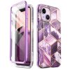Supcase Cosmo Apple iPhone 14 Plus márvány Purple telefontok
