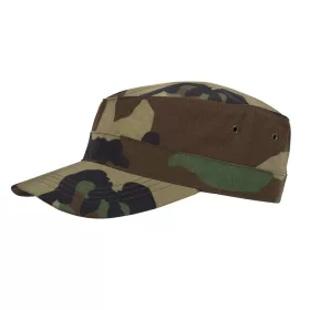   Helikon - Combat Cap - PolyCotton Ripstop - Woodland - CZ-COM-PR-03