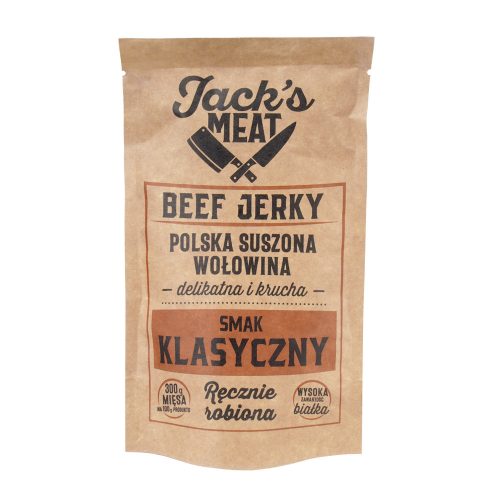 Jack's MEAT - Szárított marhahús - Classic - 104 kcal - 30 g