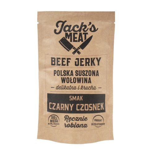 Jack's HÚS - Szárított marhahús - Fekete fokhagyma - 98 kcal - 30 g