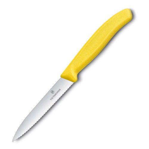 Victorinox - Swiss Classic konyhakés - fogazott - sárga - 6.7736.L8