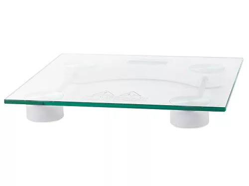 Elektronikus fürdőszobai üveg mérleg 180 kg-ig LCD kijelzővel