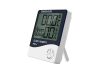 Elektronikus LCD hőmérő és óra,  dátum és ébresztő funkcióval