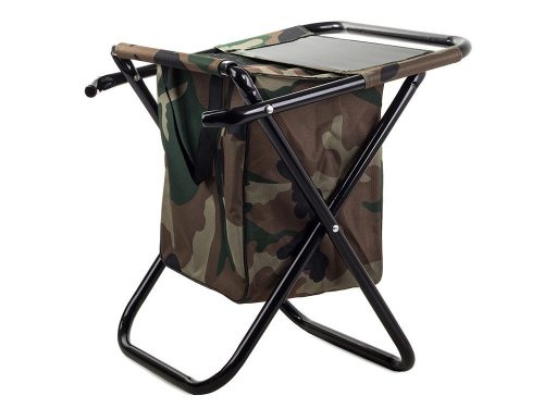 horgászszék és összecsukható táska, camo színben
