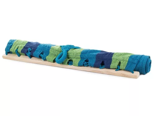 Pamut kerti függőágy merevítórúddal, 200x80, színes v5