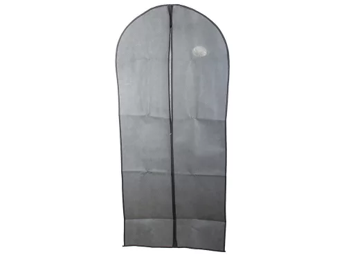 Zipzáros ruhazsák, ruhavédő 60x137cm Szürke színű